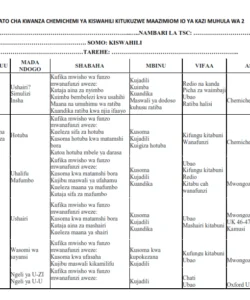 2023-KIDATO-CHA-KWANZA-CHEMICHEMI- YA KISWAHILI MAAZIMIOM-IO-YA-KAZI-MUHULA-WA-2