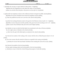 2023 Form 3 CRE  Paper 2 End Term 1 Exam