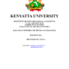 EAE 310: ECONOMICS OF MONEY AND BANKING NOTES - KENYATTA UNIVERSITY