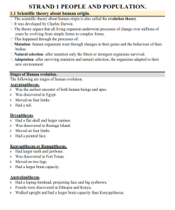 Grade 8 Simplified  Rationalized Social Studies Lesson Notes
