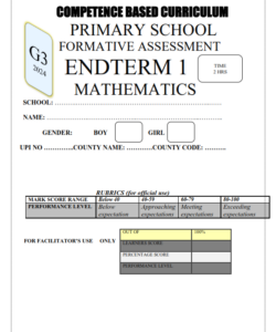 2024 GRADE 3 END TERM 1 EXMAS WITH MARKING SCHEMES