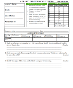 2024 Grade 7 December Holiday Assignment