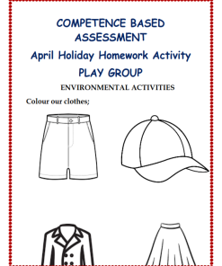 APRIL 2025 PLAYGROUP HOLIDAY ASSIGNMENT – SET 2
