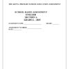 2025 Grade 6 English Mid Term 2 Exam  with MS