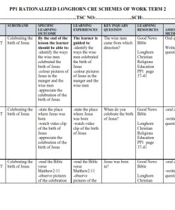 2025 PRE-PRIMARY  1 ALL SCHEMES OF WORK – TERM 1 (BUNDLE)
