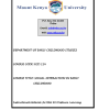 ECD 114: SOCIAL INTERACTION IN EARLY CHILDHOOD NOTES- MKU