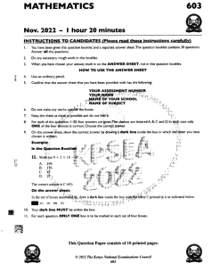 KNEC KPSEA PAST PAPERS 2023