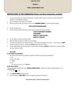 2025 GRADE 6 END TERM 3 EXAMS WITH MARKING SCHEMES  - SET 1