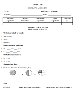 2026 Grade 2 April Holiday Assignments with Answers