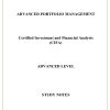 ADVANCED PORTFOLIO MANAGEMENT NOTES - CIFA ADVANCED LEVEL