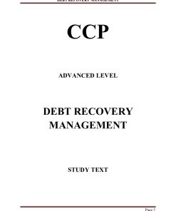 DEBT RECOVERY MANAGEMENT NOTES - CCP ADVANCED LEVEL