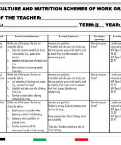 2026 GRADE 4  MTP AGRICULTURE AND NUTRITION  SCHEMES OF WORK - TERM 2