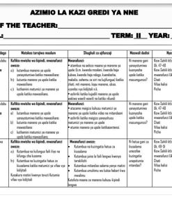 2026 GRADE 4 KISWAHILI SAHILI SCHEMES OF WORK - TERM 2