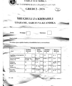 2026 GRADE 2 TARGETER WINGS 004 EXAMS