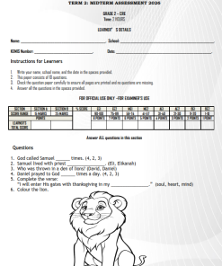 2026 GRADE 2 MID TERM 2 EXAMS WITH MARKING SCHEMES - SET 2