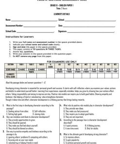 2026 Grade 8 English Paper 1- 2 Mid Term 2  Exam with Marking Scheme