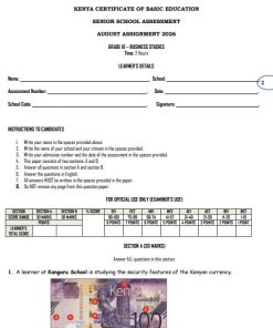 Grade 10 August 2026 Holiday Assignments/Homeworks Booklet - Social Science Pathway