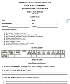 2026 Grade 10 August  Holiday Assignments/Homeworks Booklet - STEM Pathways