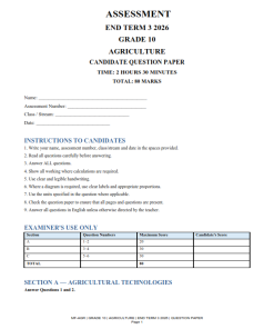 2026 Grade 10 End Term 3  Exams with Marking Schemes (Set  1- All Pathways)