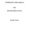 CPA FOUNDATION LEVEL- COMMUNICATION SKILLS NOTES