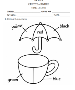 2026 Grade 1 End Term 3  Exams with Marking Schemes -Set 1