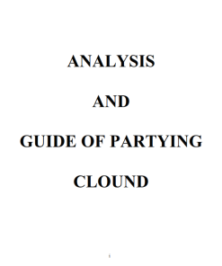 GRADE 10 THE PARTYING CLOUD  SET BOOK GUIDE SUMMARY