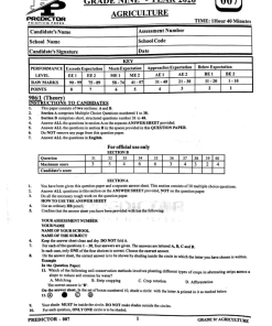 2026 GRADE 9 KJSEA 007 PREDICTOR EXAMS WITH MARKING SCHEMES