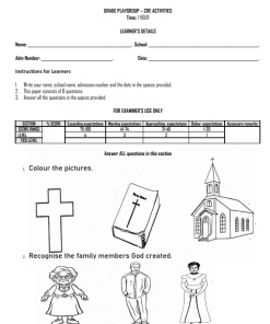 2026 PLAYGROUP  END TERM 3 EXAMS WITH MARKING SCHEMES- SET 1