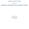Grade 11 Business Studies Strand 3.0 Business and Management Notes