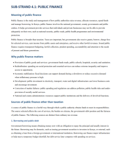 Grade 11 Business Studies Strand 4.0 Government and Global Influence in Business Notes
